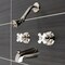 Kingston Brass KB246PXPN Tub and Shower Faucet, Polished Nickel KB246PXPN - alternate 2